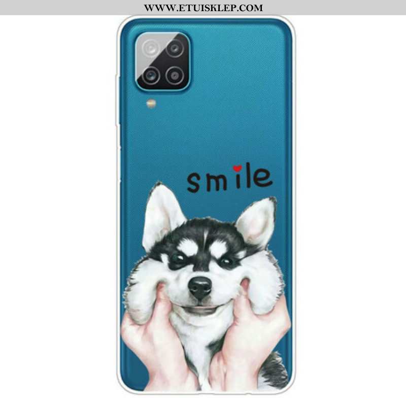 Etui do Samsung Galaxy M12 / A12 Uśmiechnięty Pies